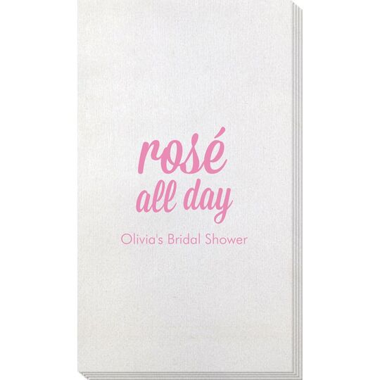 Rosé All Day Bamboo Luxe Guest Towels